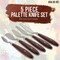5-Piece Stainless Steel Palette Knife Set for Acrylic Painting - Paint Spatula Tools for Oil, Canvas Art - Painting Knives for Mixing, Texturing - Pallet Knives for Art & Cake